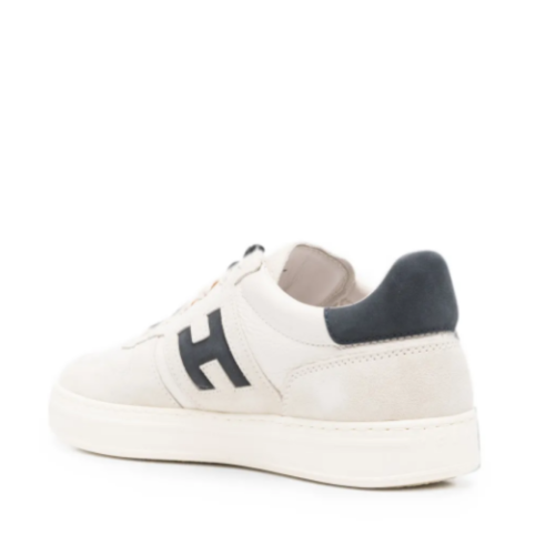 White Leather Sneakers.