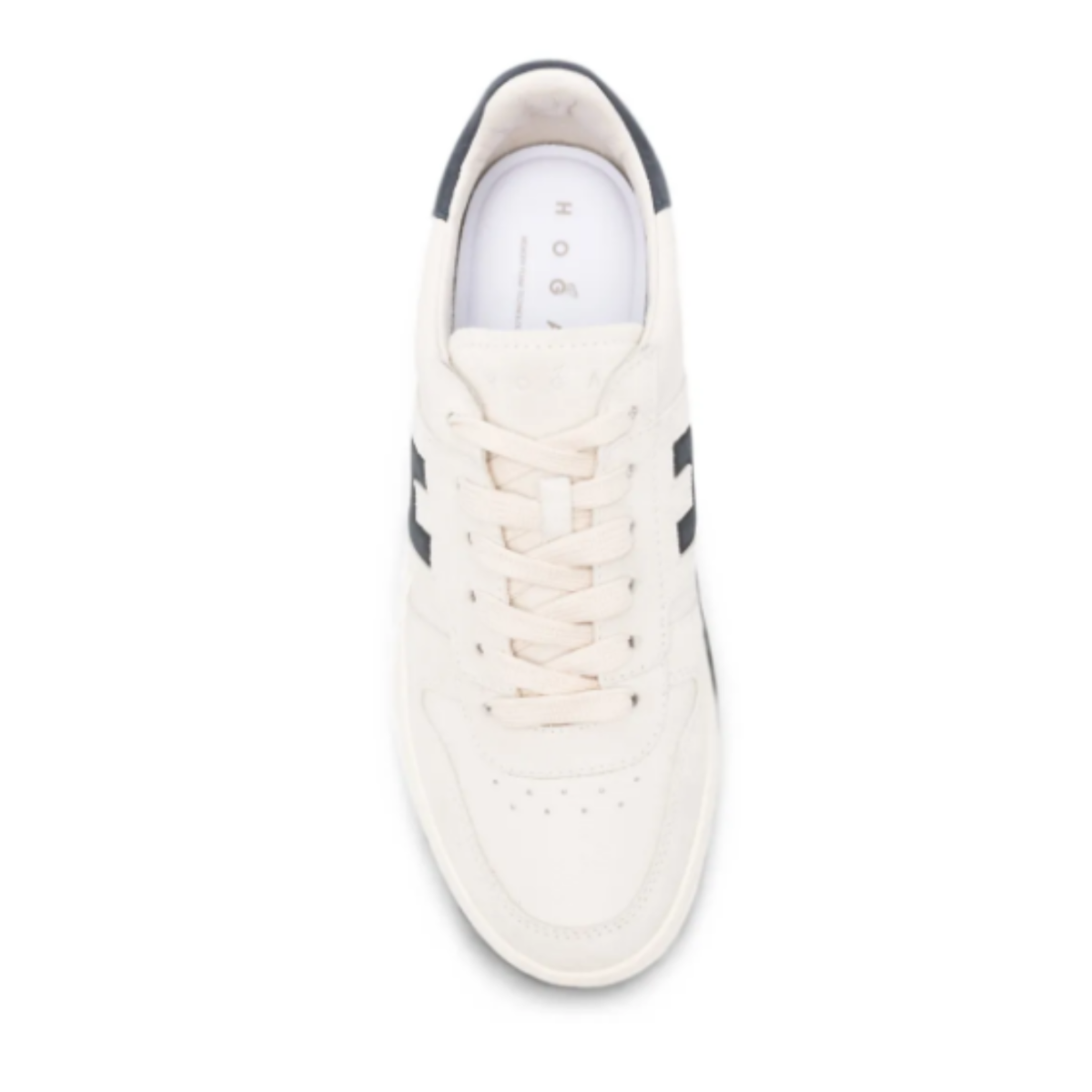White Leather Sneakers.