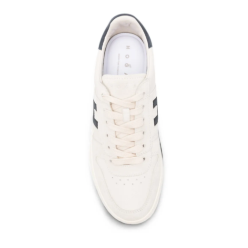White Leather Sneakers.