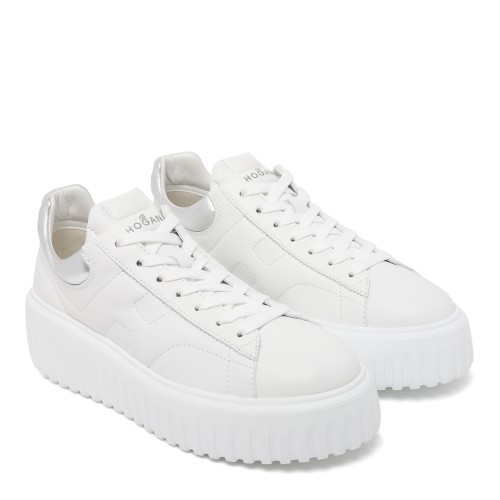 White Platform Sneakers. 2