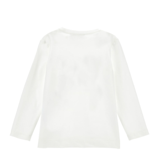 White Floral Logo Sweatshirt. 2