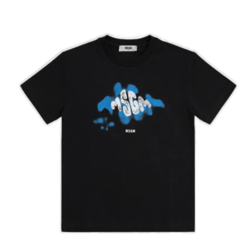 Black Graphic Logo T-Shirt.