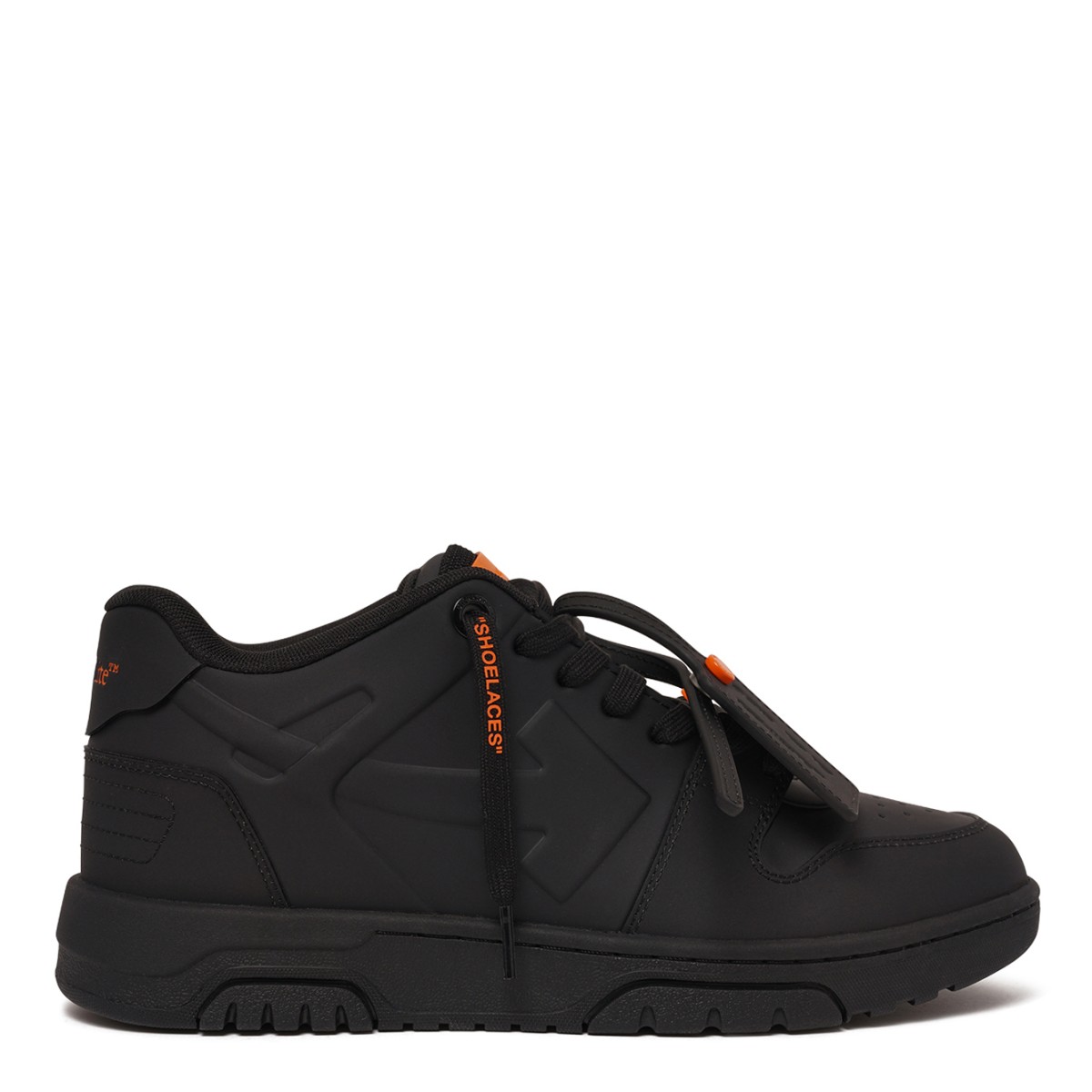 Black Leather Sneakers.