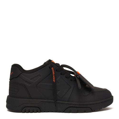 Black Leather Sneakers.
