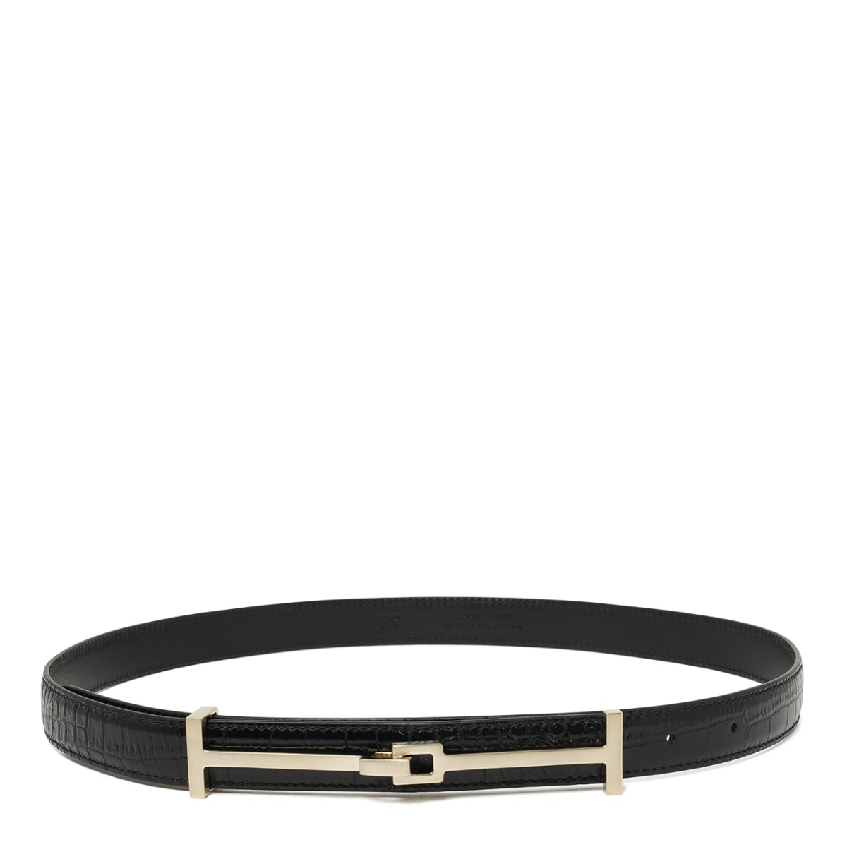 Black Leather Belt.