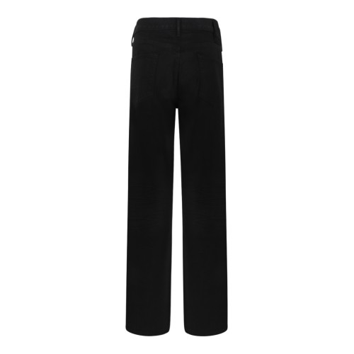 Black Straight-Leg Trousers. 2