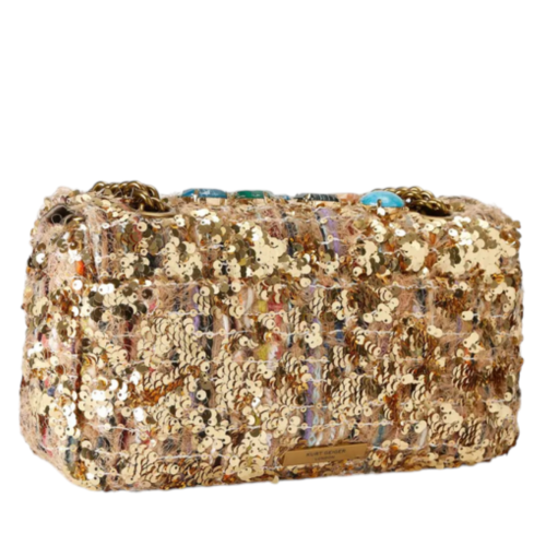 Gold Embellished Shoulder Bag.C 2