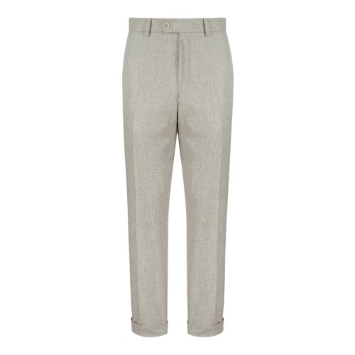Light Grey Tailored Trousers.