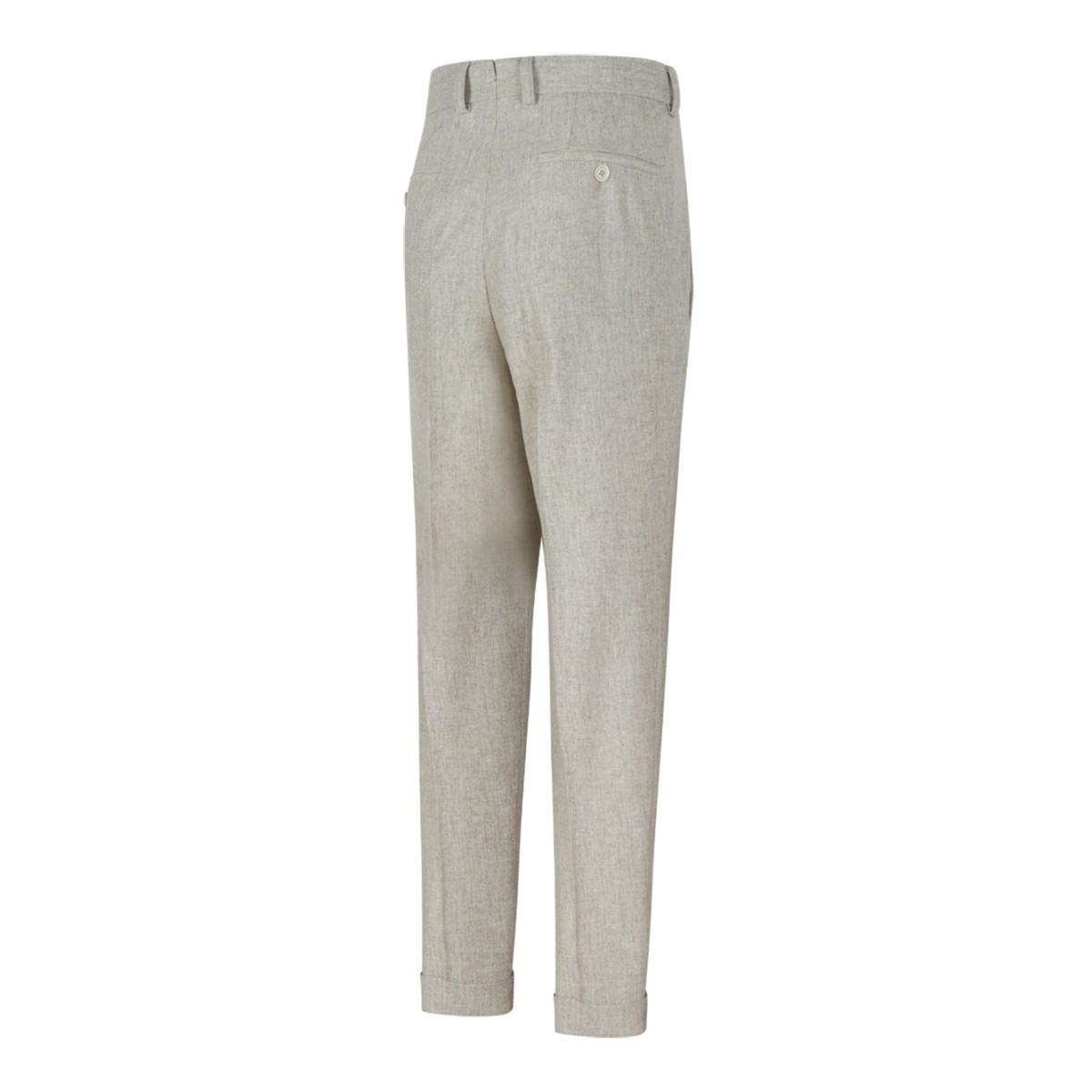 Light Grey Tailored Trousers.