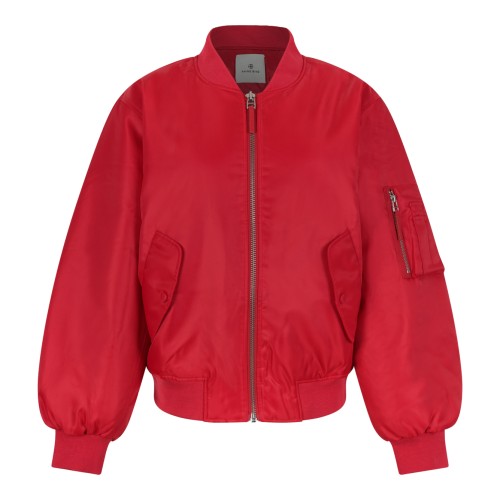 Red Bomber Jacket.