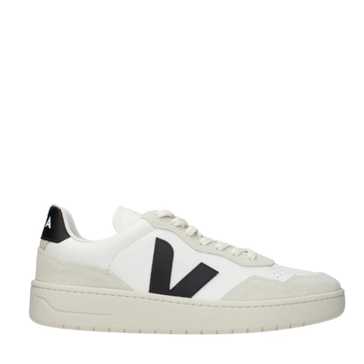 White Leather Sneakers.