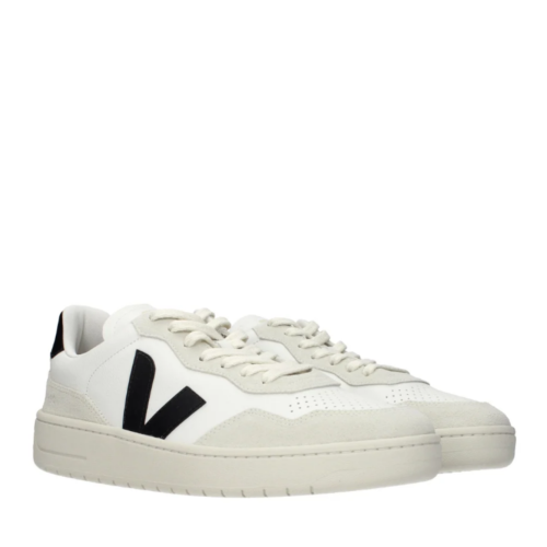 White Leather Sneakers.