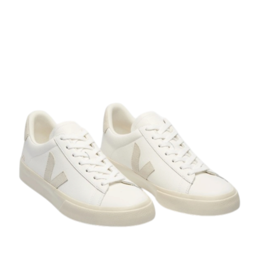 White Leather Sneakers.