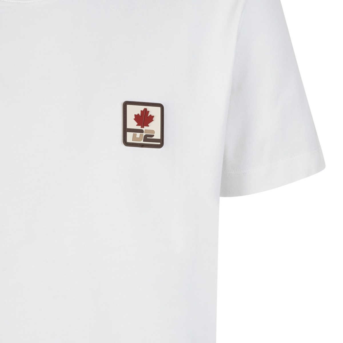 White Logo Patch T-Shirt.