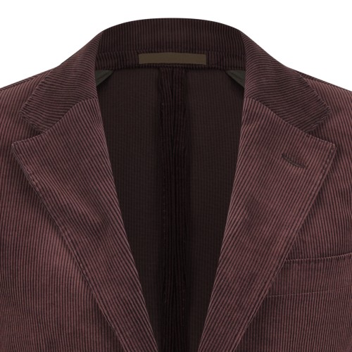 Burgundy Tailored Blazer.