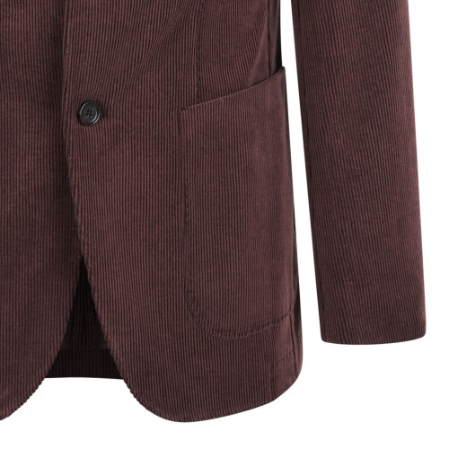 Burgundy Tailored Blazer.