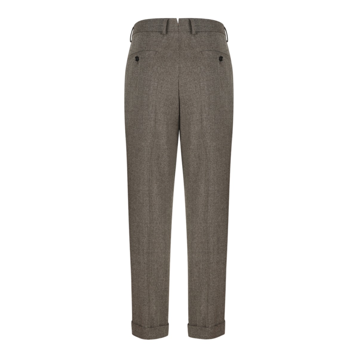 Brown Tailored Trousers.