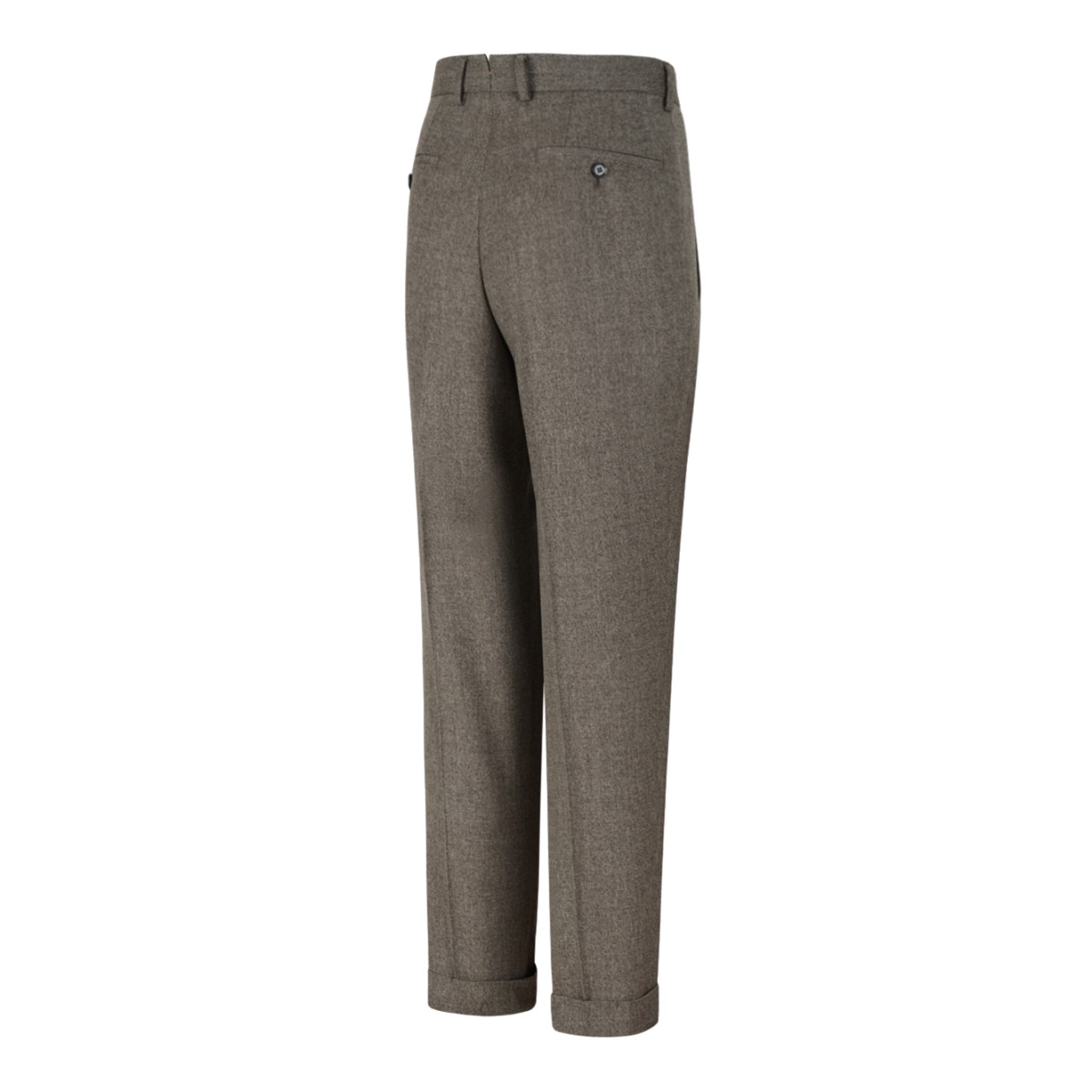Brown Tailored Trousers.