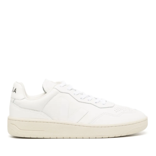 White Leather Sneakers.