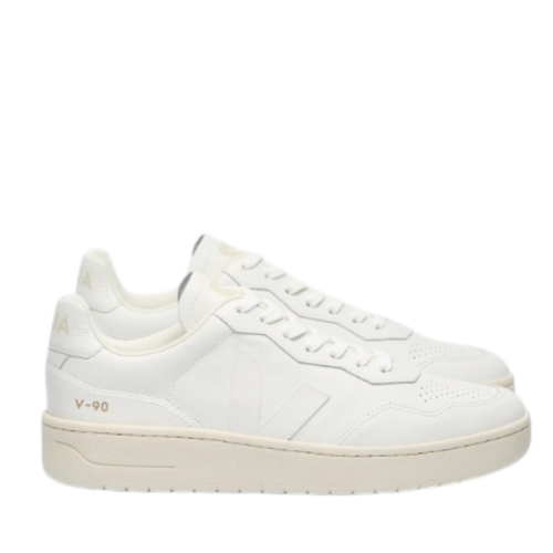 White Leather Sneakers. 2