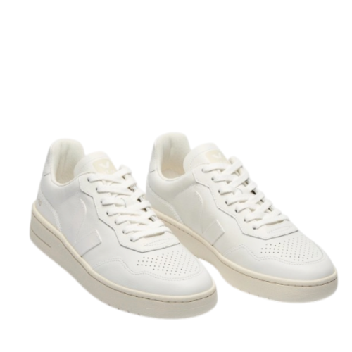 White Leather Sneakers.