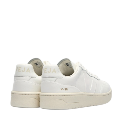 White Leather Sneakers.