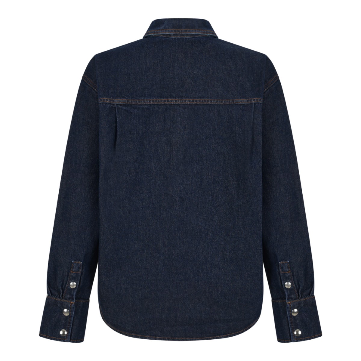Dark Blue Denim Shirt.
