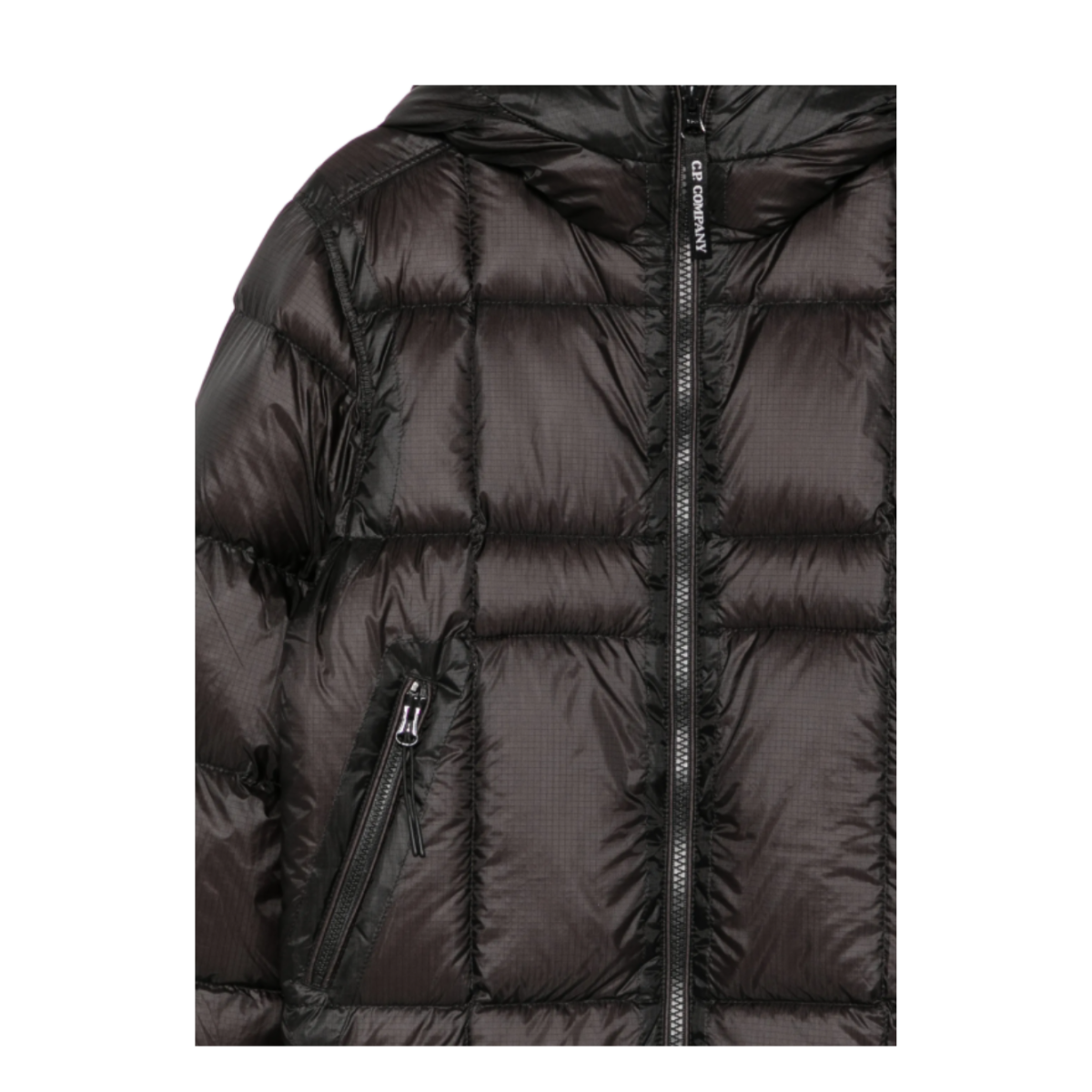 Quilted hooded jacket