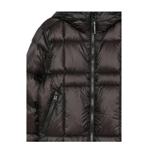 Quilted hooded jacket