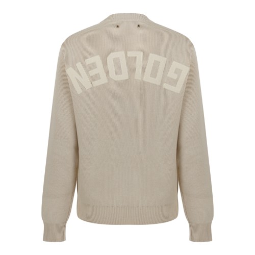 Beige Crewneck Sweater. 2