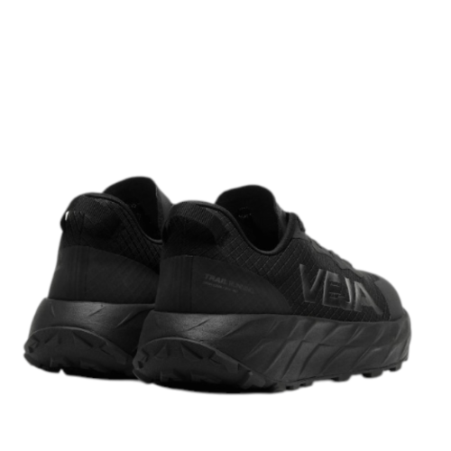 Black Logo Running Sneakers.