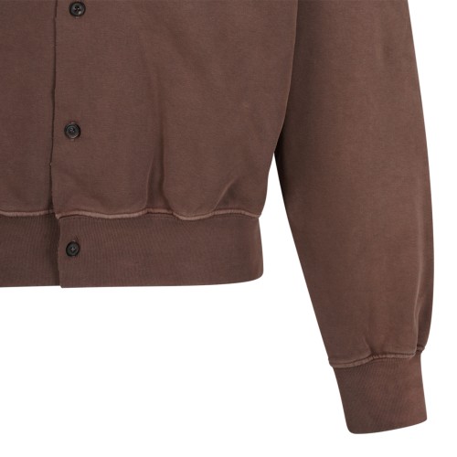 Brown V-Neck Cardigan.