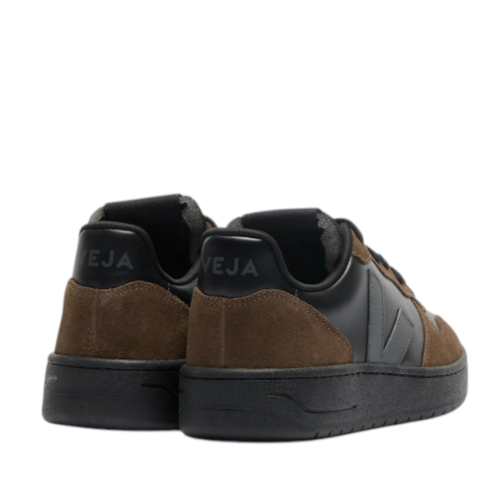 Brown and Black Suede Sneakers.