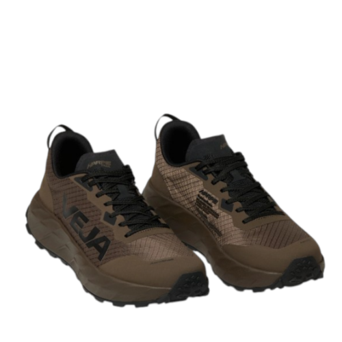 Khaki Logo Running Sneakers. 2