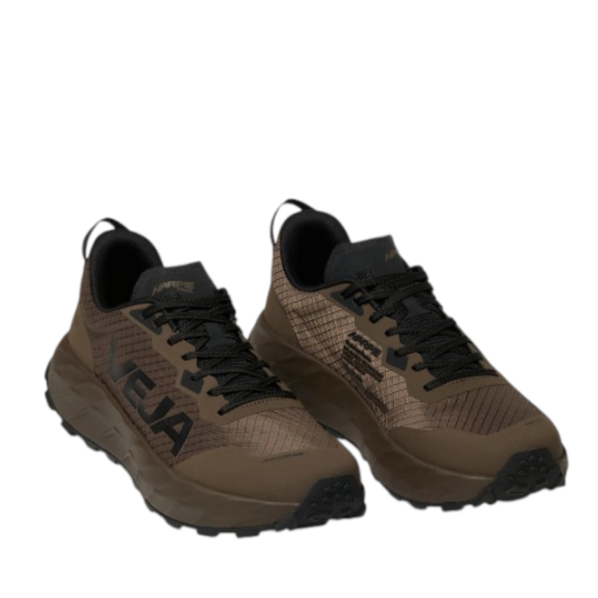 Khaki Logo Running Sneakers.