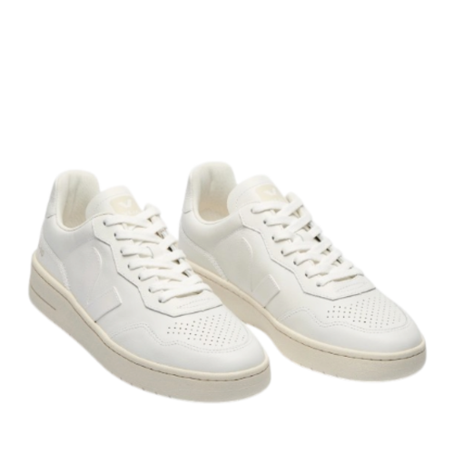 White Leather Sneakers. 2