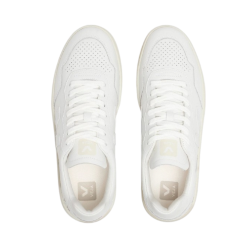 White Leather Sneakers.
