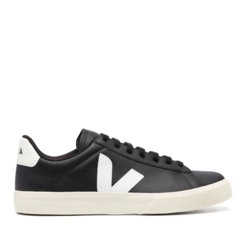 Black Leather Sneakers.