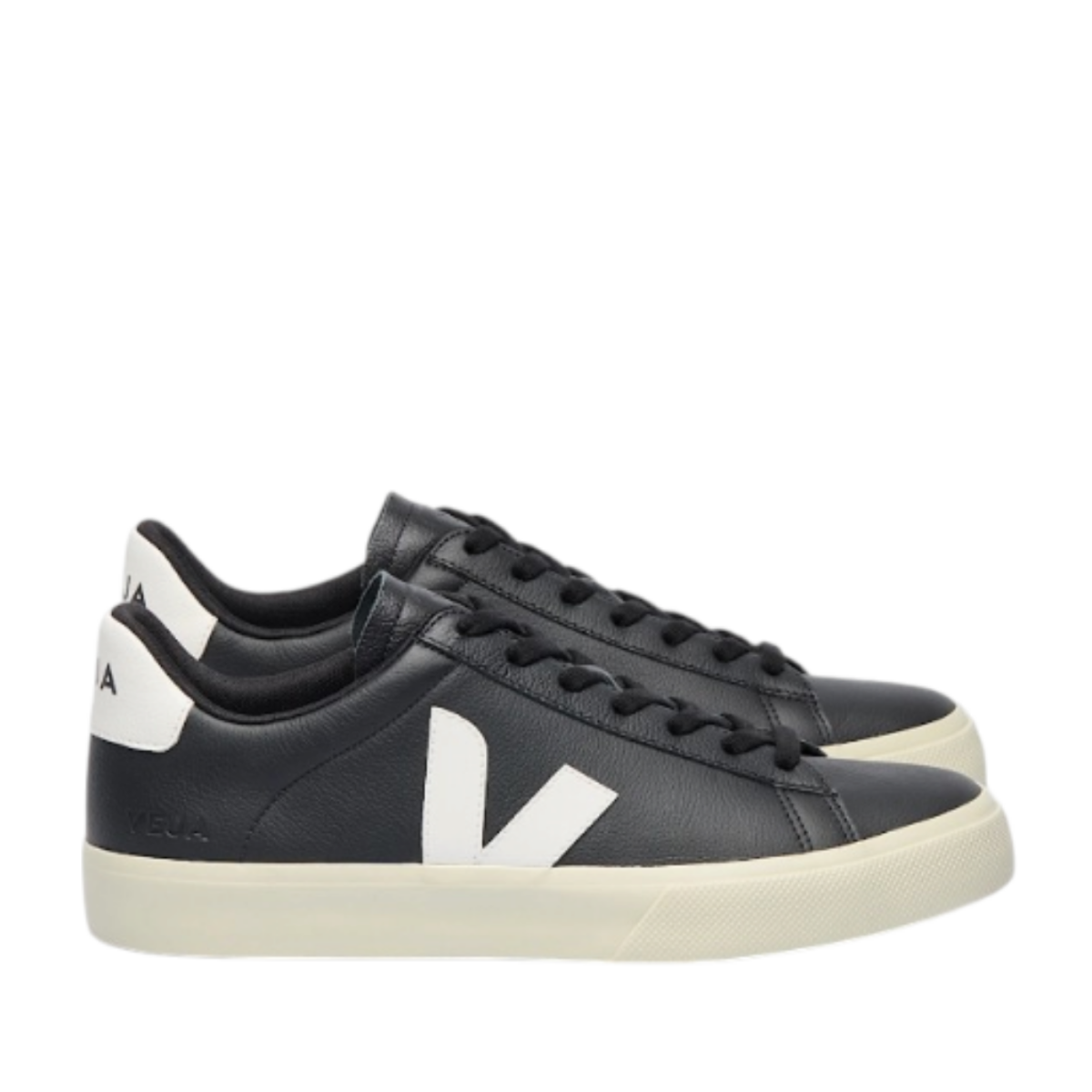 Black Leather Sneakers.