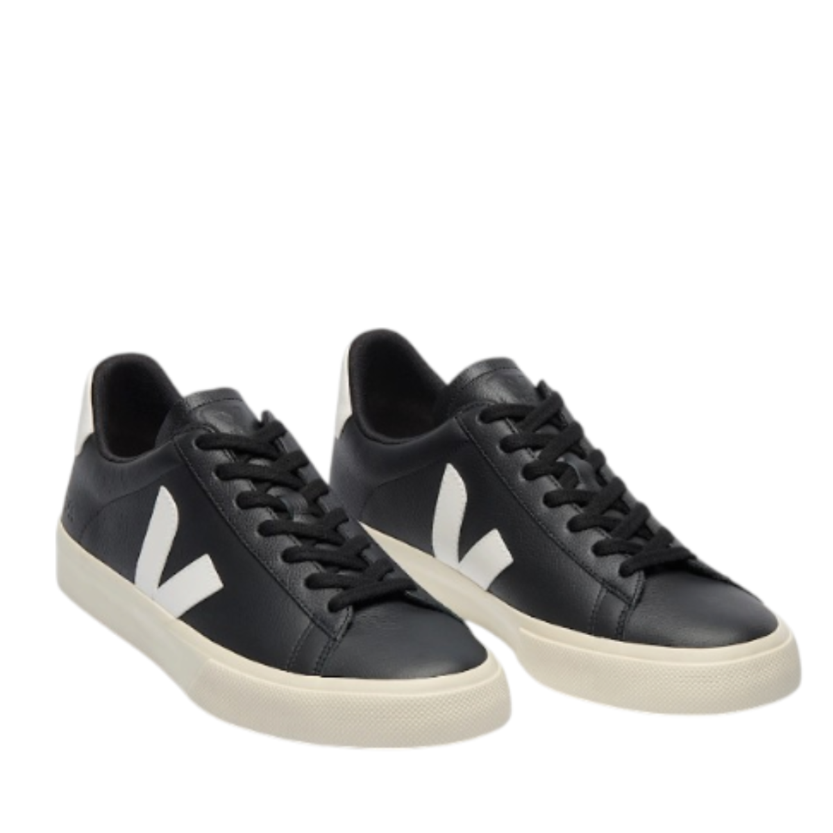 Black Leather Sneakers.