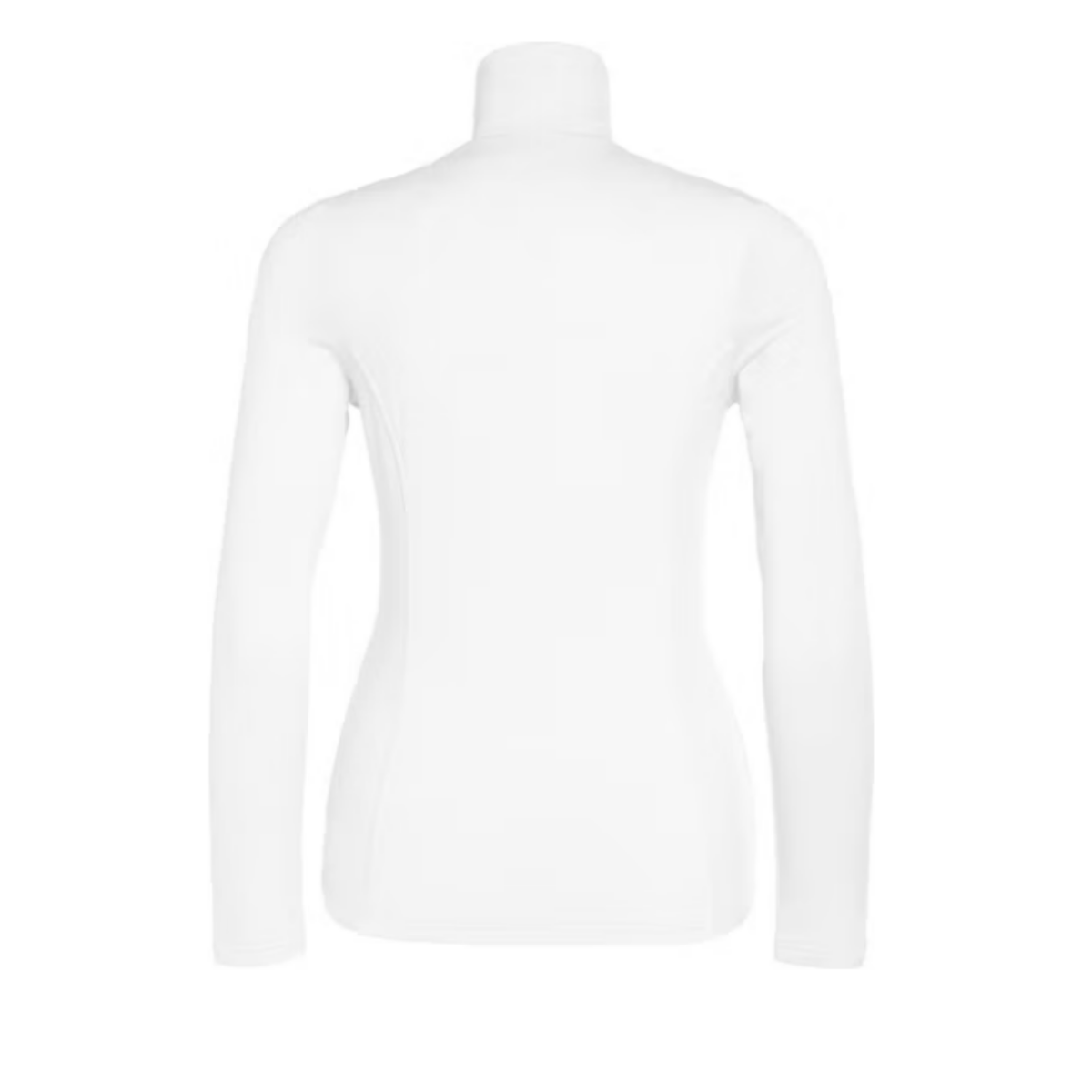 White Half-Zip Ski Top.