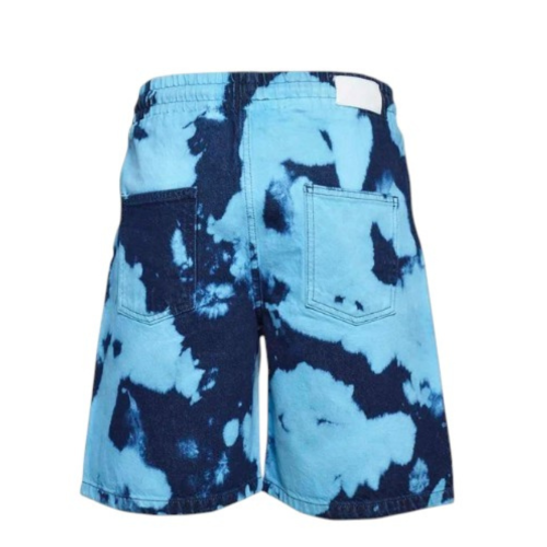 Blue Tie-Dye Shorts.