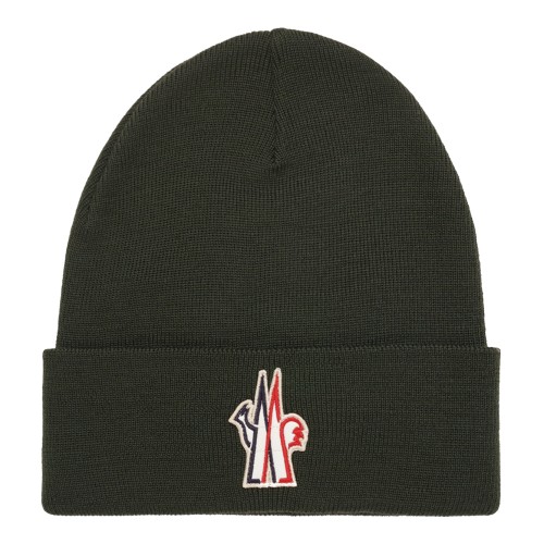 Dark Green Knit Beanie.