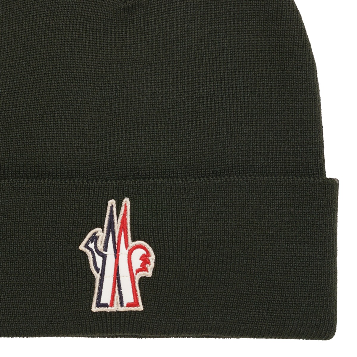 Dark Green Knit Beanie.