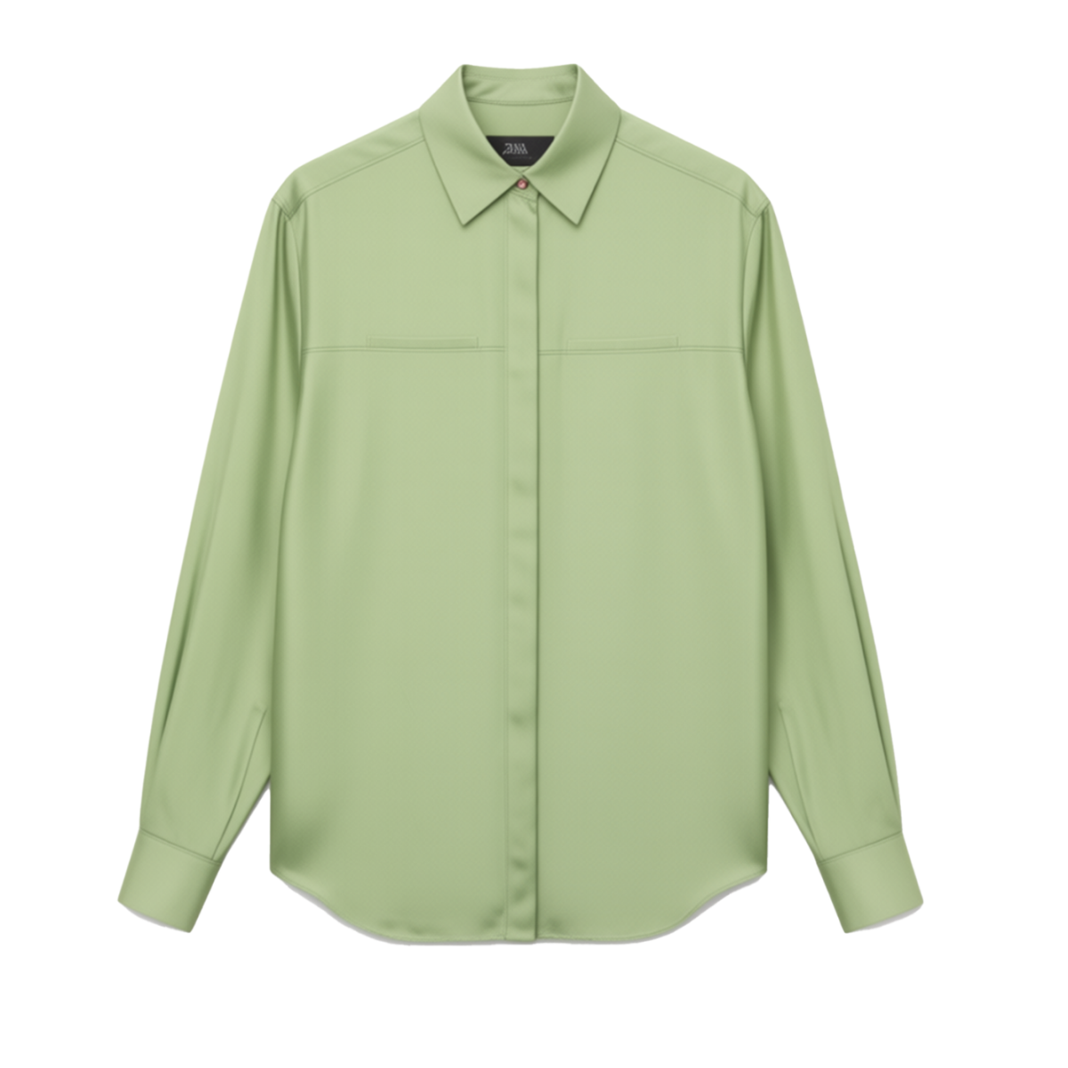 Green Long-Sleeve Shirt.