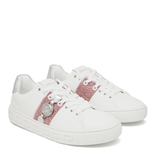 White Leather Sneakers. 2