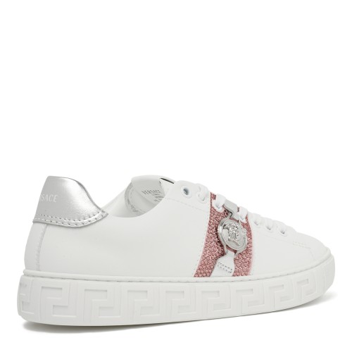White Leather Sneakers.