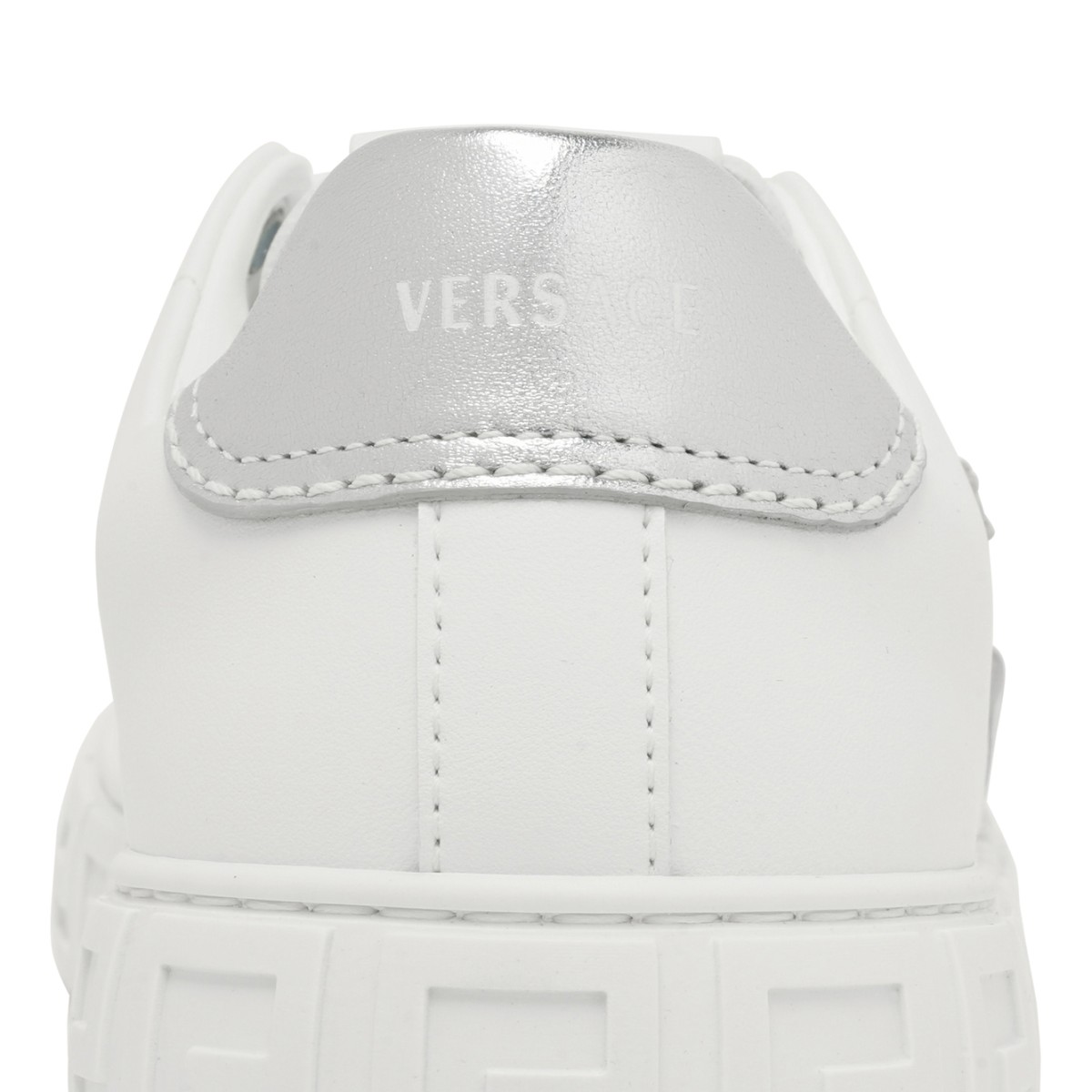 White Leather Sneakers.