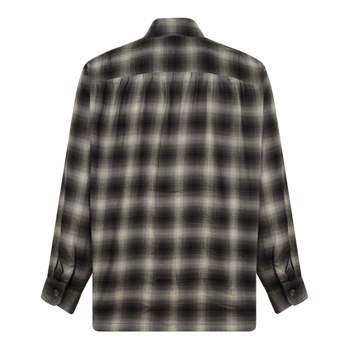 Black and Grey Checked Shirt.