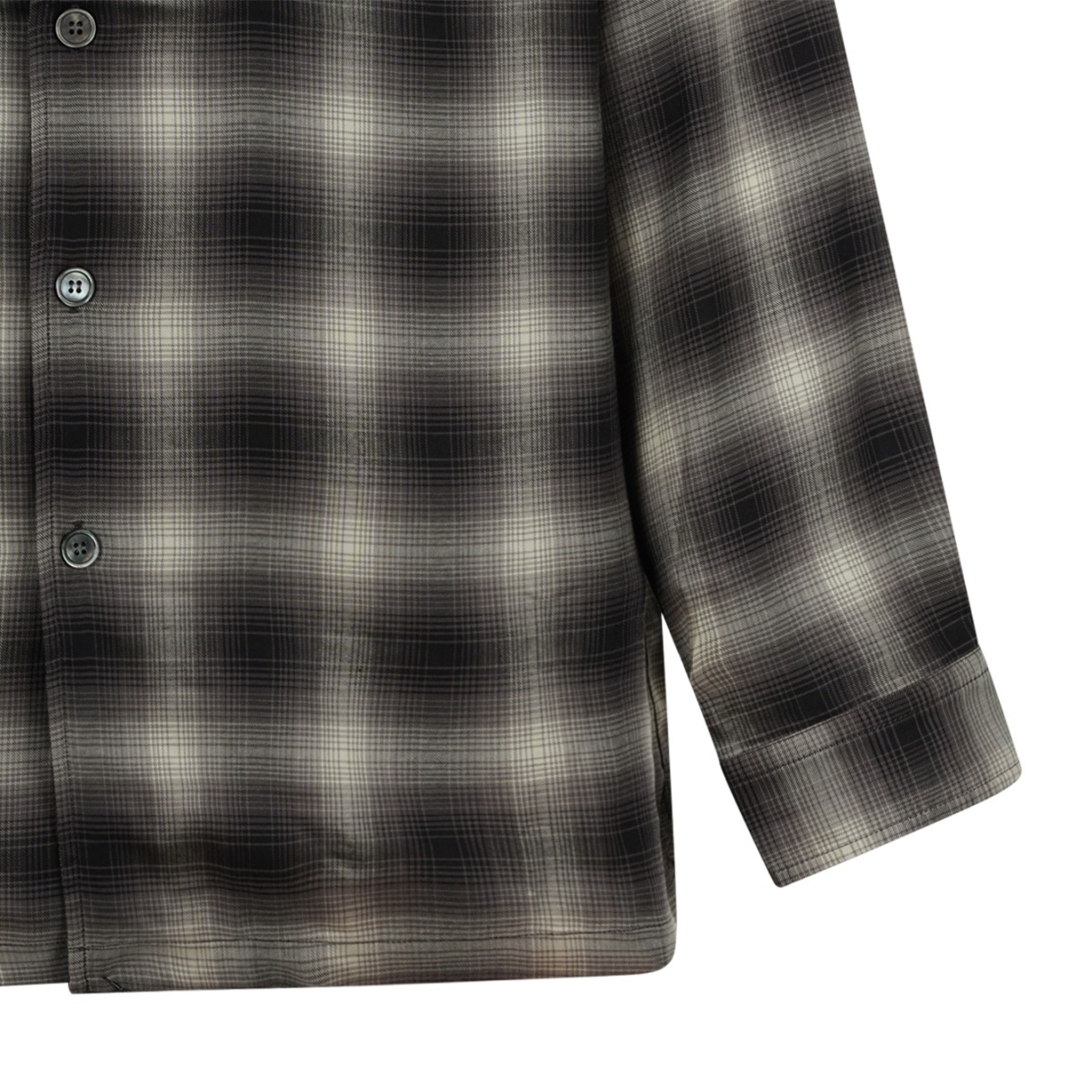 Black and Grey Checked Shirt.